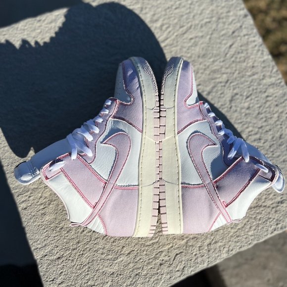 Nike Dunk High 1985 - Barely Rose Denim - Mens 12.5 - Picture 4 of 8